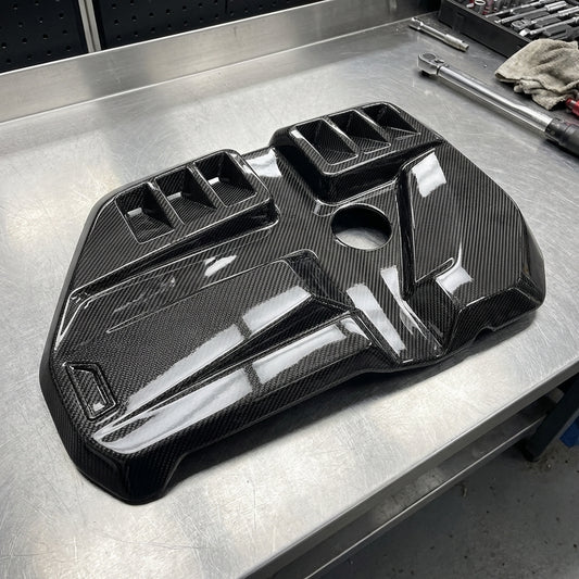 BMW G80 M3 / G82 M4 - 2019 + S58 CARBON FIBER ENGINE COVER